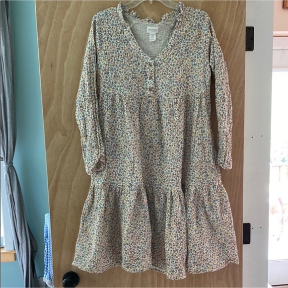 Carter's Other - Maternity Button Front Boho Floral Long Sleeve Dress